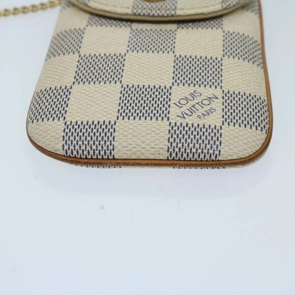 LOUIS VUITTON Damier Azur Etui Telephonne MM Cell Phone Case - Picture 7 of 16